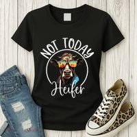 Not Today Heifer Funny Country Life Women's T-Shirt thumb 3
