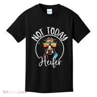 Not Today Heifer Funny Country Life Kids T-Shirt thumb 0