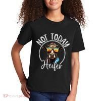 Not Today Heifer Funny Country Life Kids T-Shirt thumb 2
