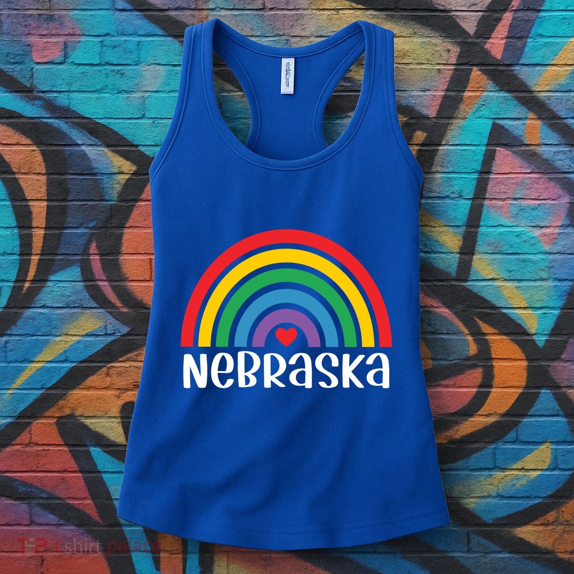 Nebraska Travel I Love Nebraska Usa Gift Women's Tank Top