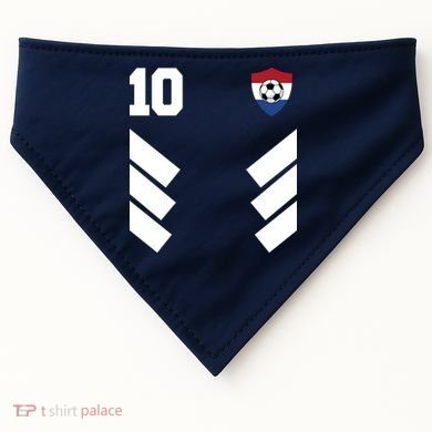 Netherlands Team Jersey Soccer Crest USA-Made Doggie Bandana