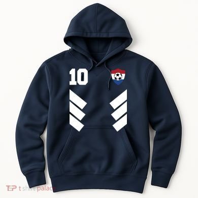 Netherlands Team Jersey Soccer Crest Hoodie