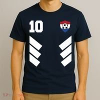 Netherlands Team Jersey Soccer Crest T-Shirt thumb 3