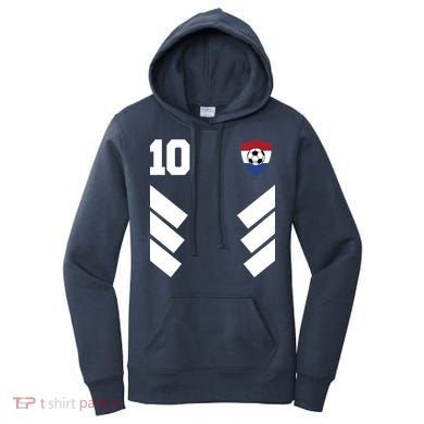Netherlands Team Jersey Soccer Crest Women's Hoodie