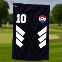 Netherlands Team Jersey Soccer Crest Golf Towel thumb 1
