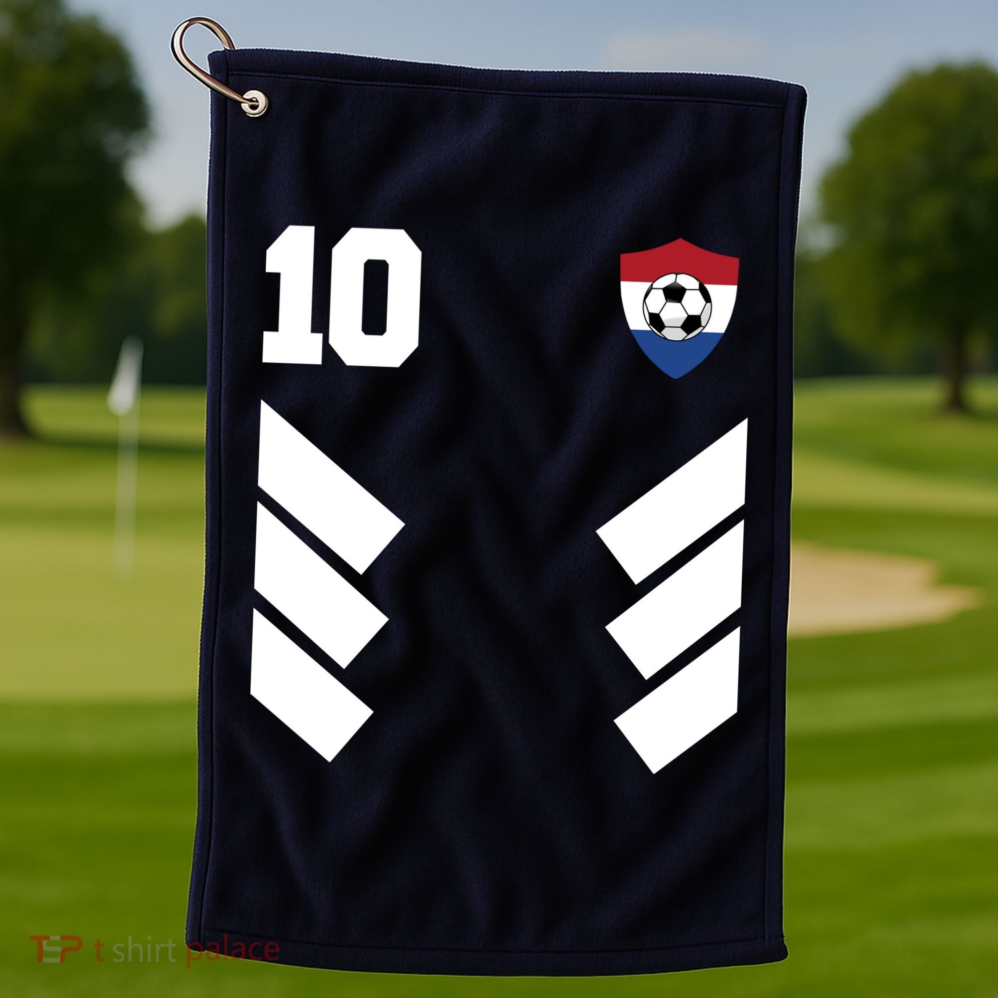 Netherlands Team Jersey Soccer Crest Golf Towel
