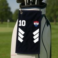 Netherlands Team Jersey Soccer Crest Golf Towel thumb 2