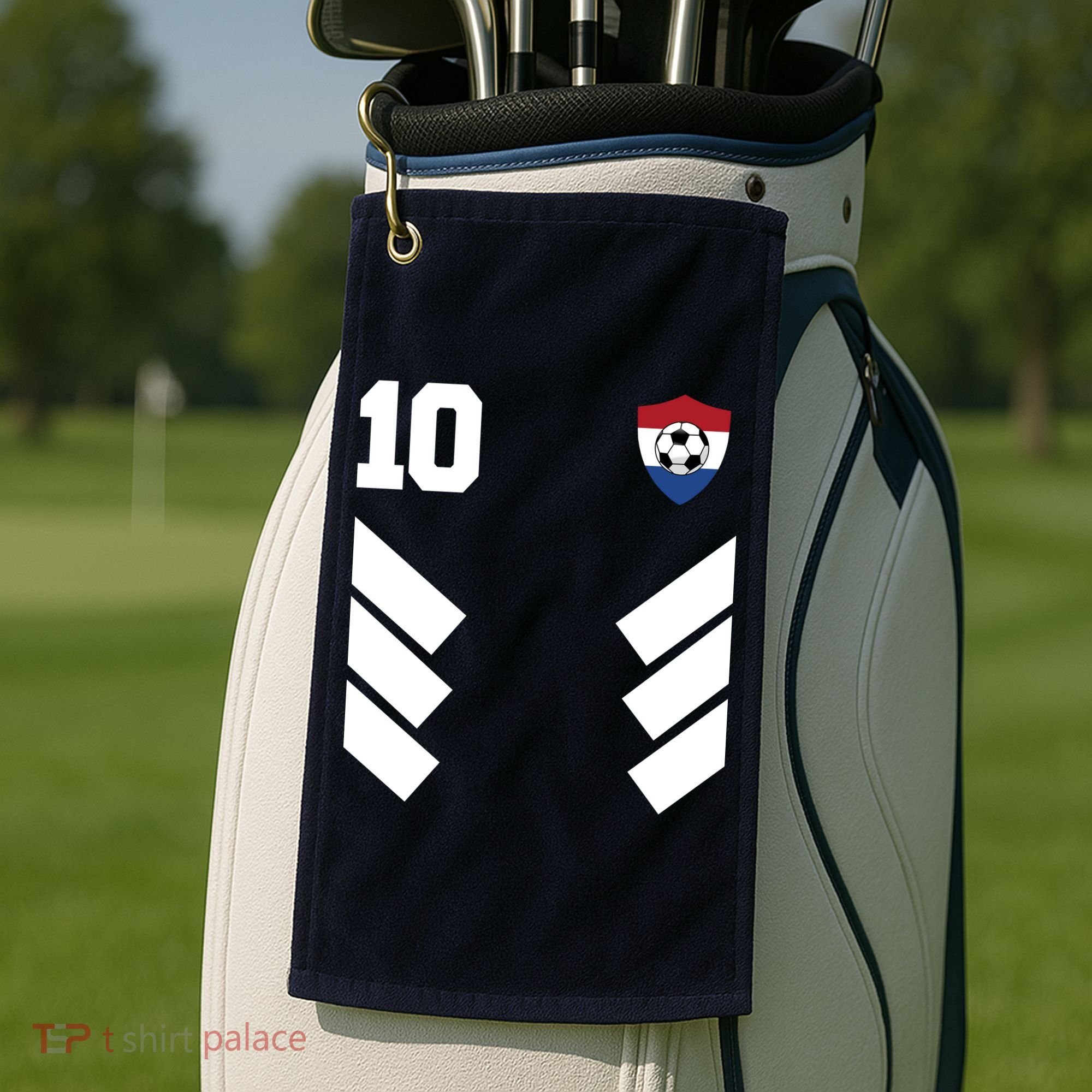Netherlands Team Jersey Soccer Crest Golf Towel
