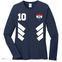 Netherlands Team Jersey Soccer Crest Women's Long Sleeve Shirt thumb 0
