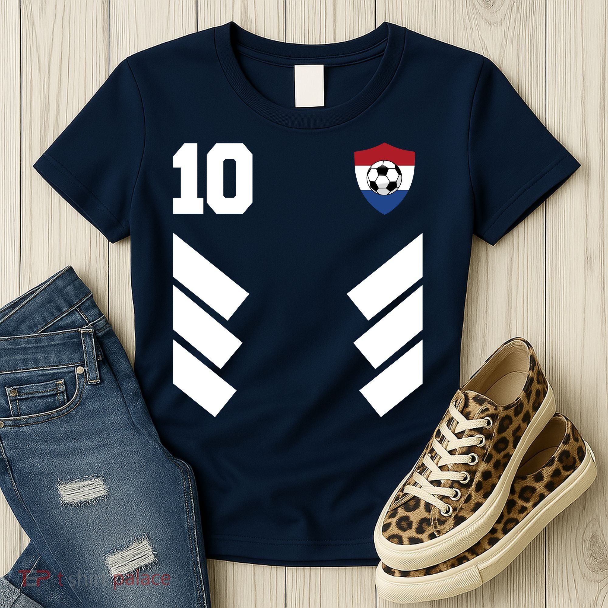 Netherlands Team Jersey Soccer Crest Women's T-Shirt