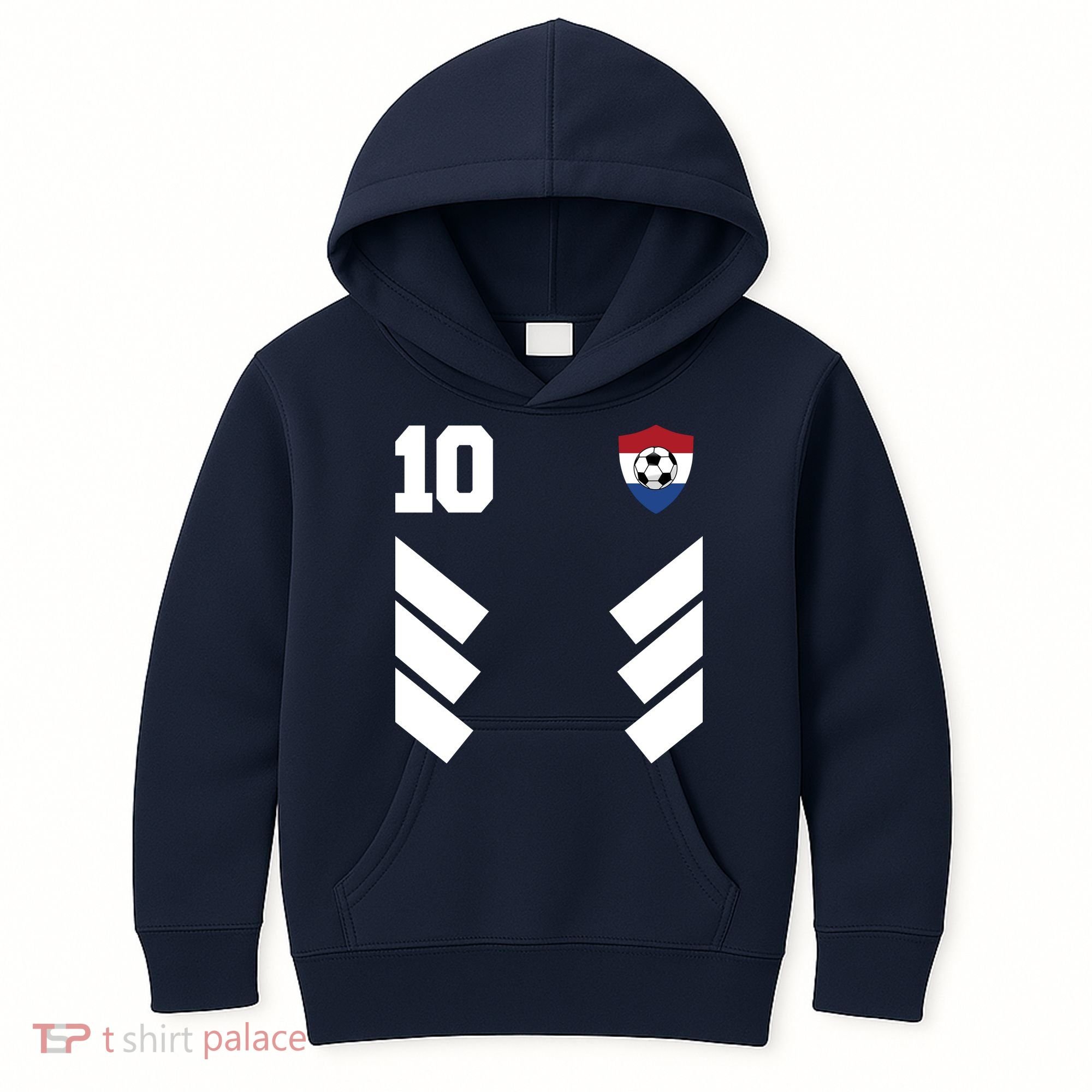 Netherlands Team Jersey Soccer Crest Kids Hoodie