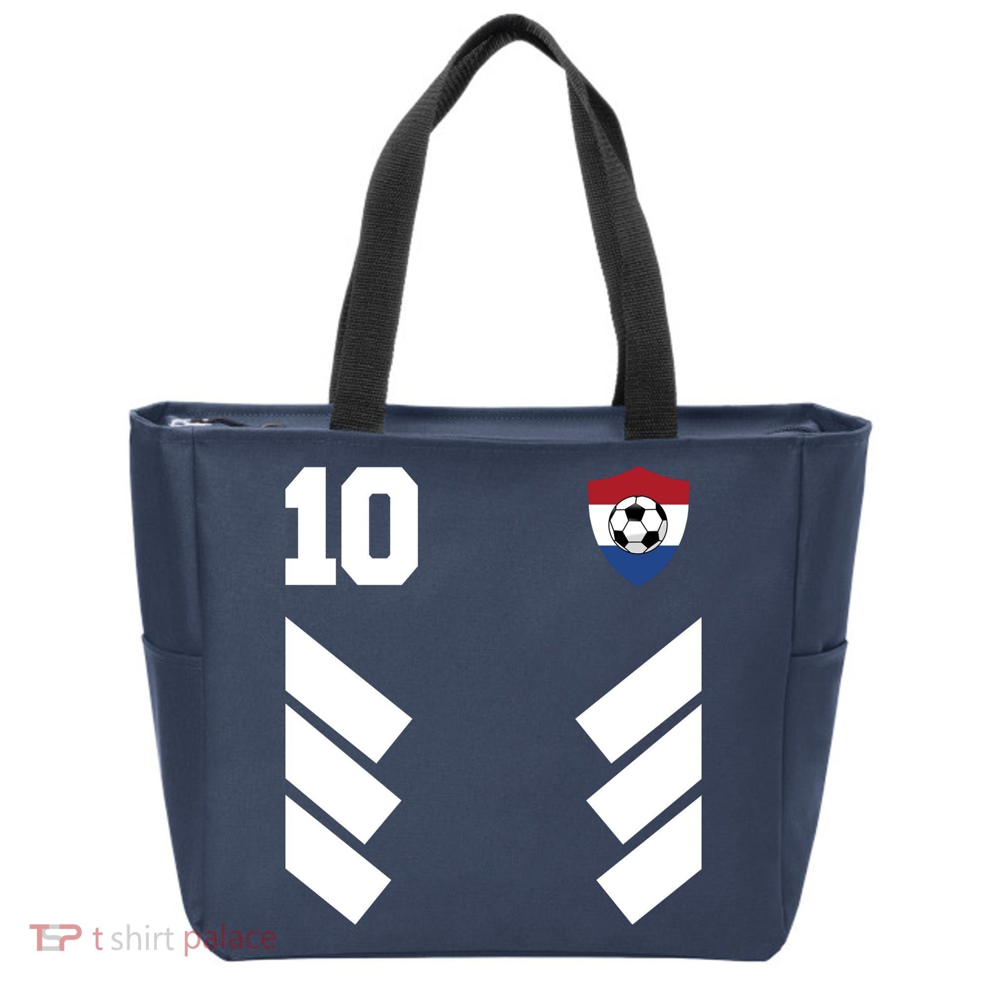 Netherlands Team Jersey Soccer Crest Tote Bag