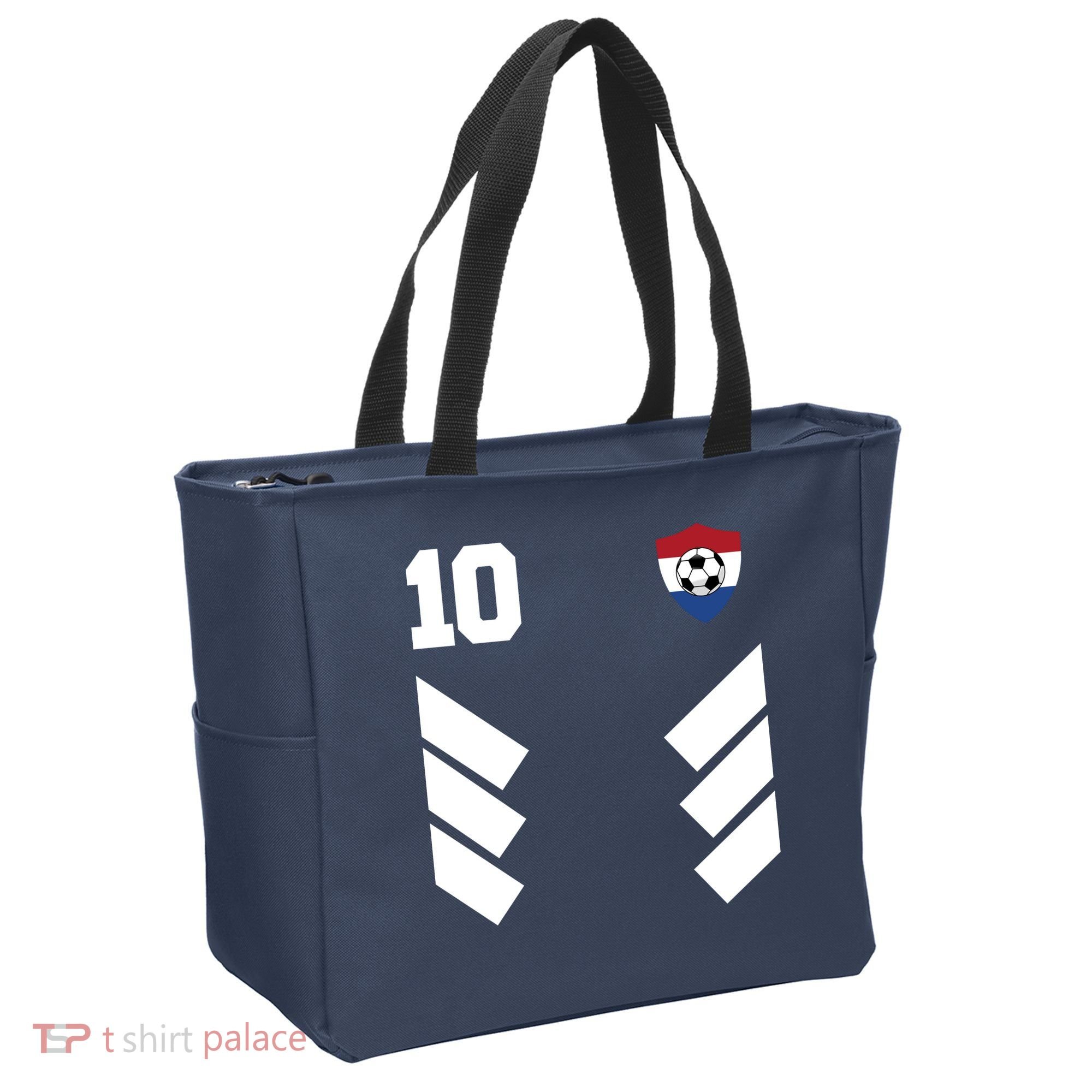 Netherlands Team Jersey Soccer Crest Tote Bag