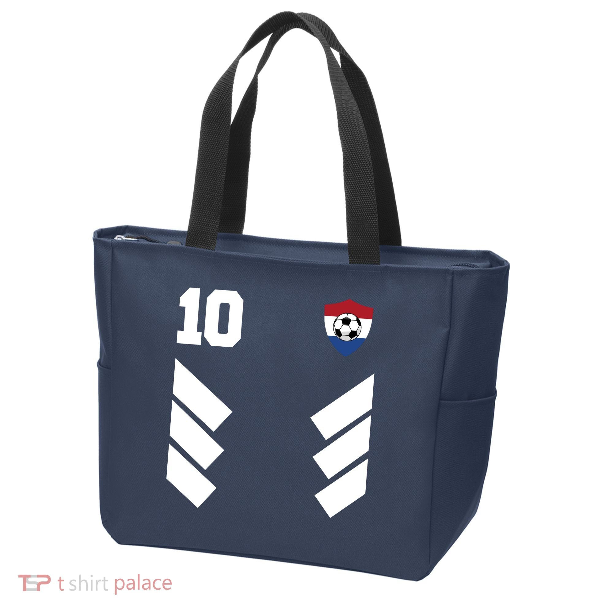 Netherlands Team Jersey Soccer Crest Tote Bag