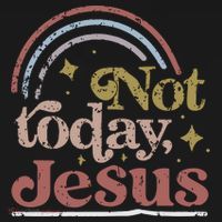 Not Today Jesus Pajama Set thumb 2