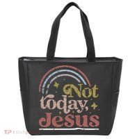 Not Today Jesus Tote Bag thumb 0