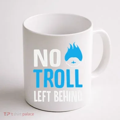 No Troll Left Behind Coffee Mug back