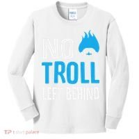 No Troll Left Behind Kids Long Sleeve Shirt thumb 0