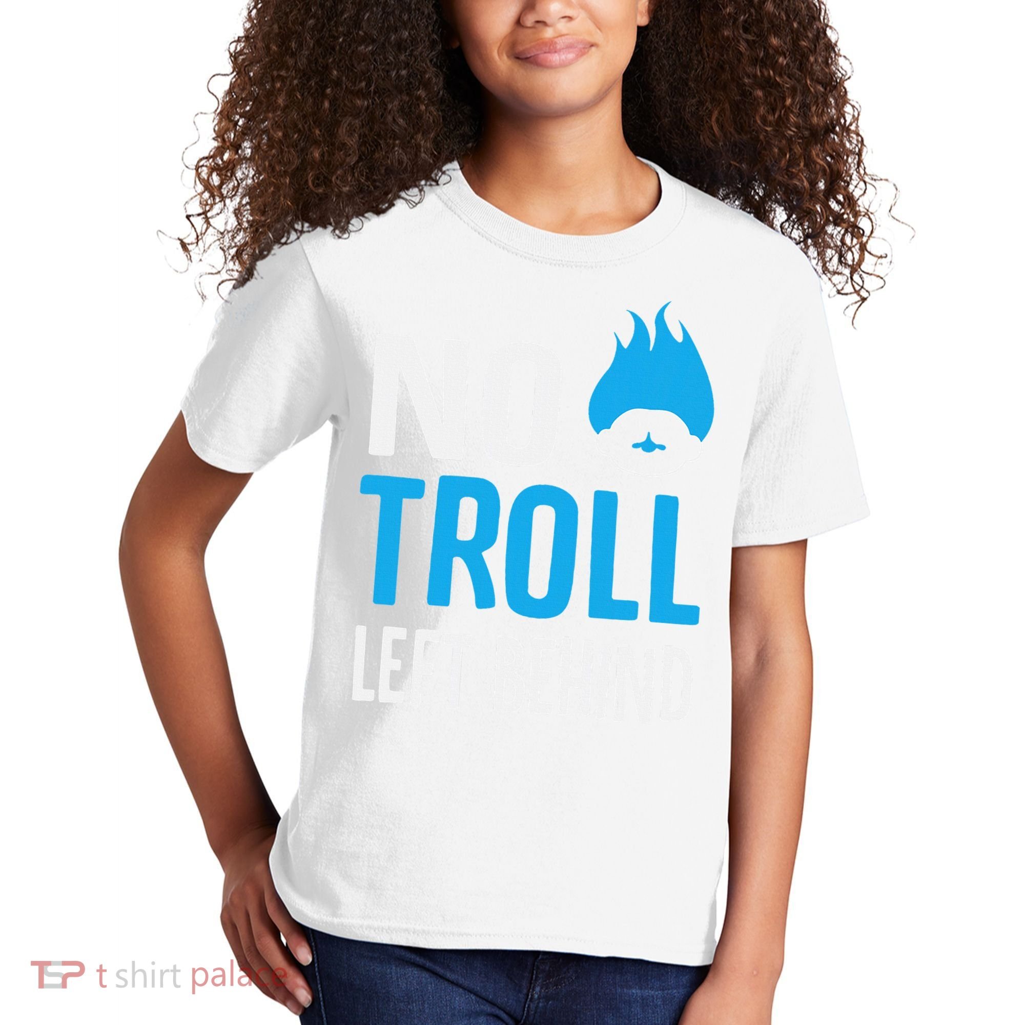 No Troll Left Behind Kids T-Shirt