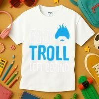No Troll Left Behind Kids T-Shirt thumb 3