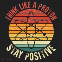 Nerd Think Like A Proton Stay Positive Retro Chemistry 15oz Campfire Ceramic Mug thumb 2