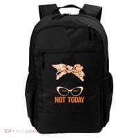 No Today Messy Bun Multiple Sclerosis Ms Awareness Multiple Sclerosis Backpack thumb 0