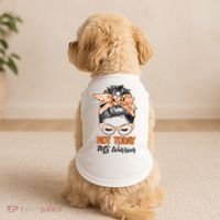 No Today Messy Bun Multiple Sclerosis Ms Awareness Multiple Sclerosis Doggie Tank thumb 2