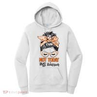 No Today Messy Bun Multiple Sclerosis Ms Awareness Multiple Sclerosis Women's Hoodie thumb 0