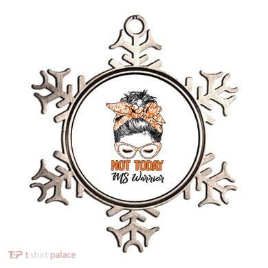 No Today Messy Bun Multiple Sclerosis Ms Awareness Multiple Sclerosis Ornament