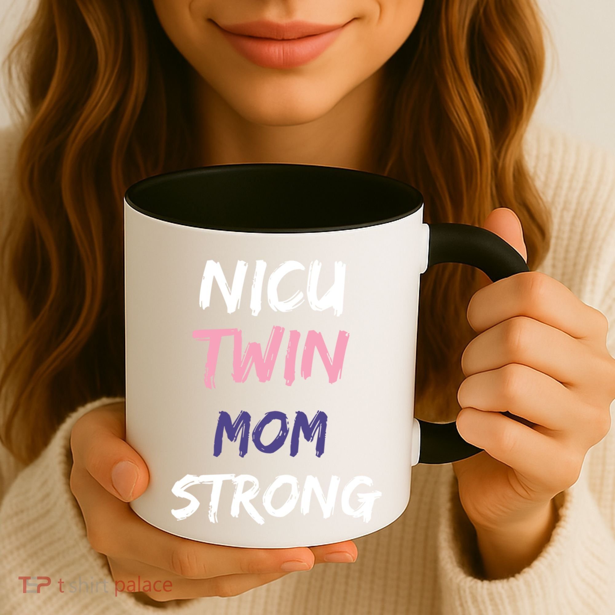 Nicu Twin Mom Strong Gift Coffee Mug