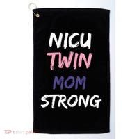 Nicu Twin Mom Strong Gift Golf Towel thumb 0