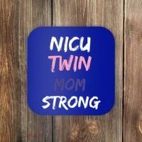 Nicu Twin Mom Strong Gift Coaster thumb 0