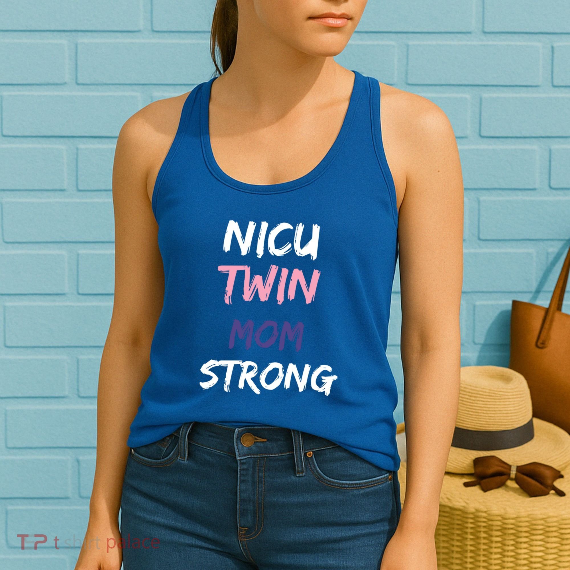 Nicu Twin Mom Strong Gift Women's Tank Top