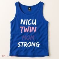 Nicu Twin Mom Strong Gift Tank Top thumb 2