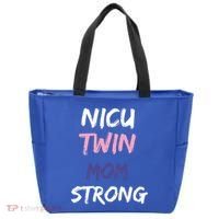 Nicu Twin Mom Strong Gift Tote Bag thumb 0