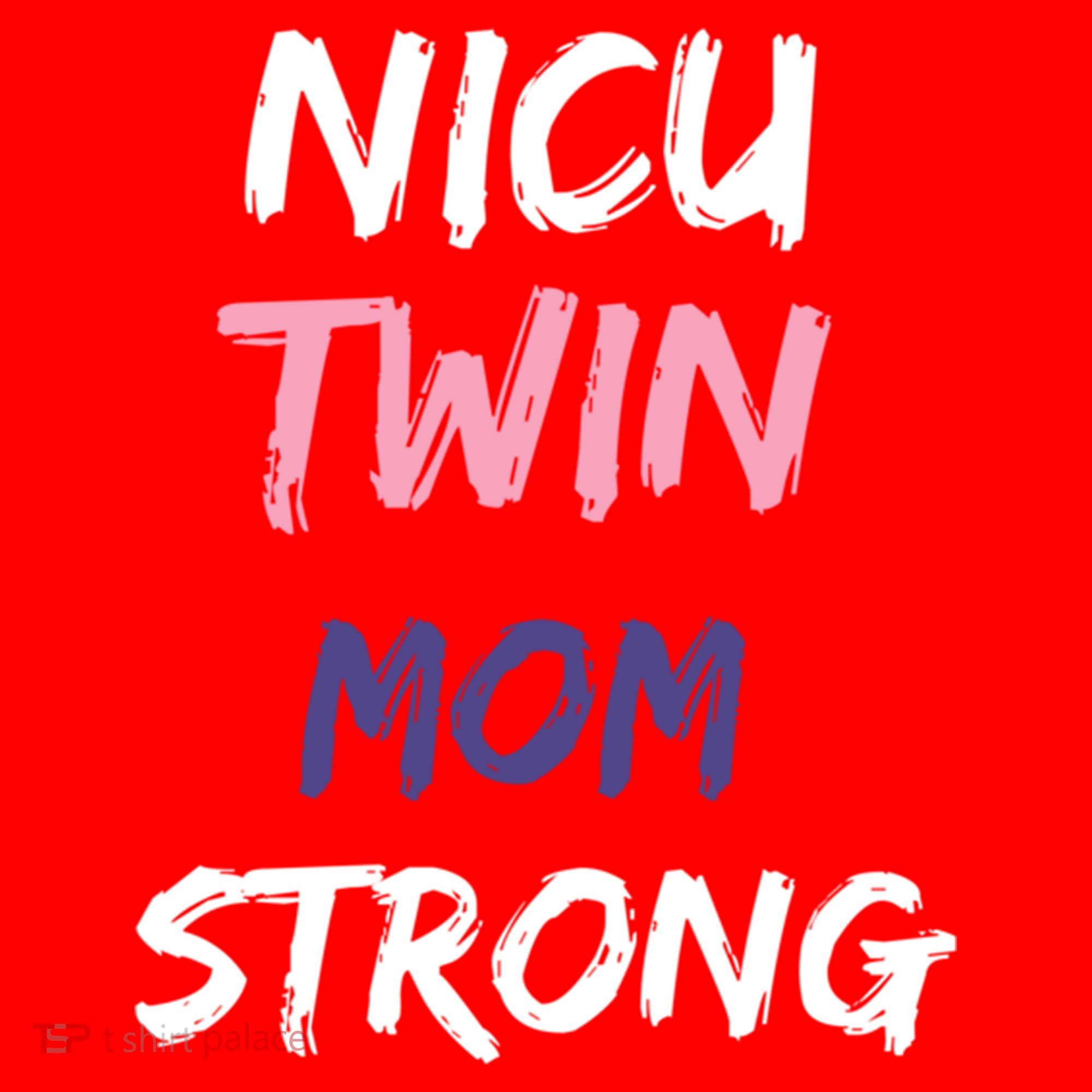 Nicu Twin Mom Strong Gift Santa Hat