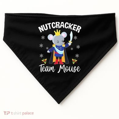 Nutcracker Team Mouse Holiday Christmas Boy Girls USA-Made Doggie Bandana