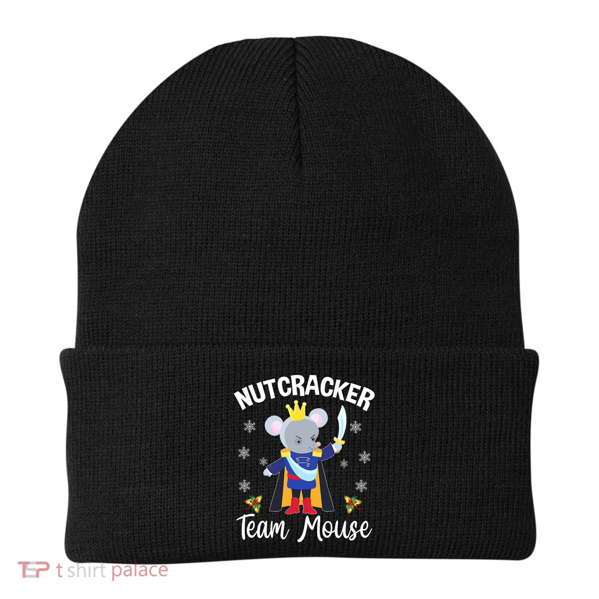 Nutcracker Team Mouse Holiday Christmas Boy Girls Beanie