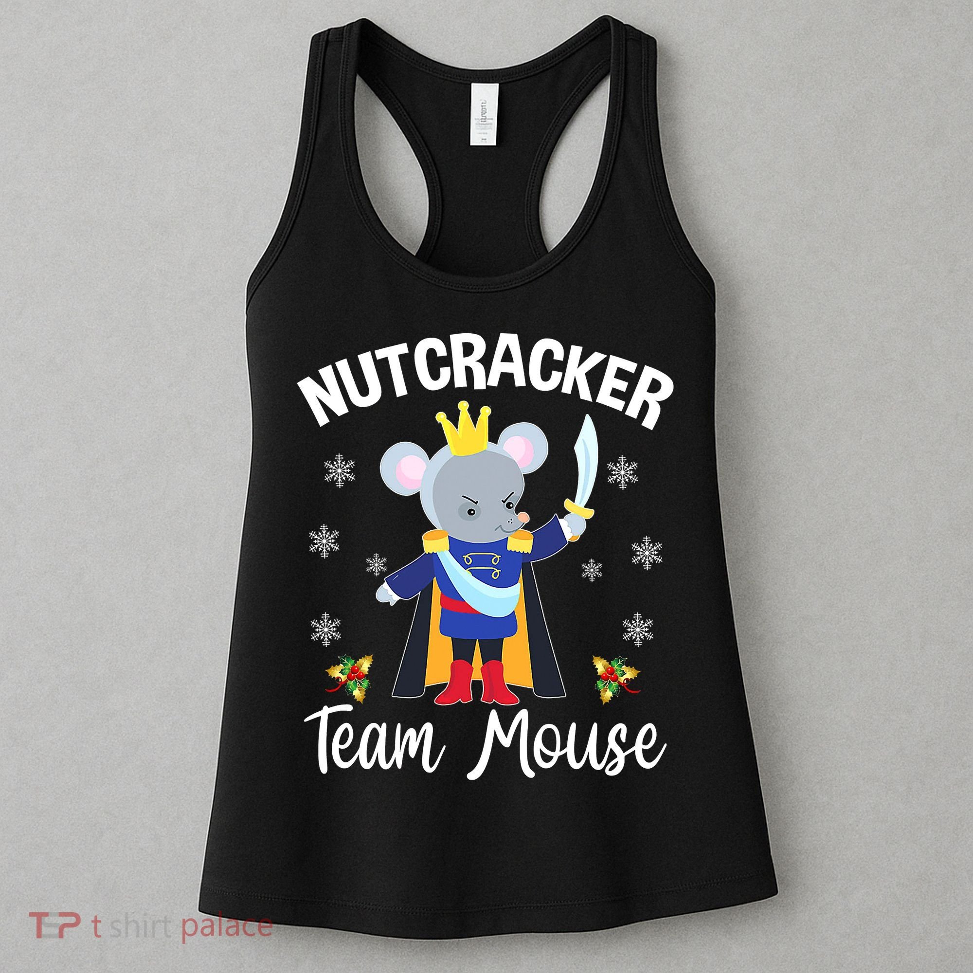 Nutcracker Team Mouse Holiday Christmas Boy Girls Women's Tank Top