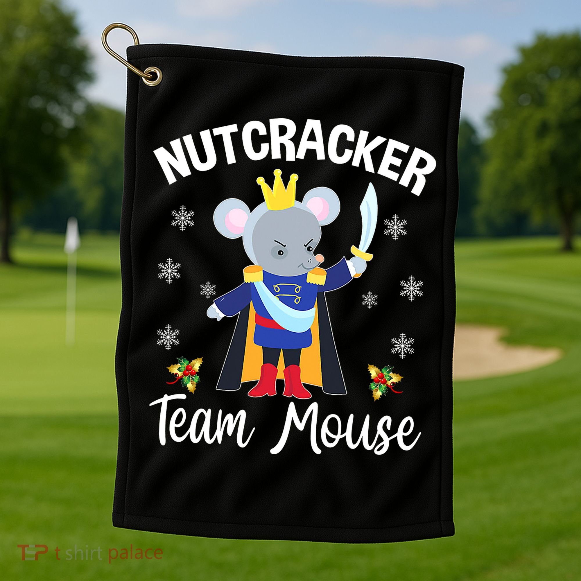 Nutcracker Team Mouse Holiday Christmas Boy Girls Golf Towel