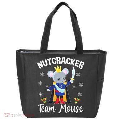 Nutcracker Team Mouse Holiday Christmas Boy Girls Tote Bag