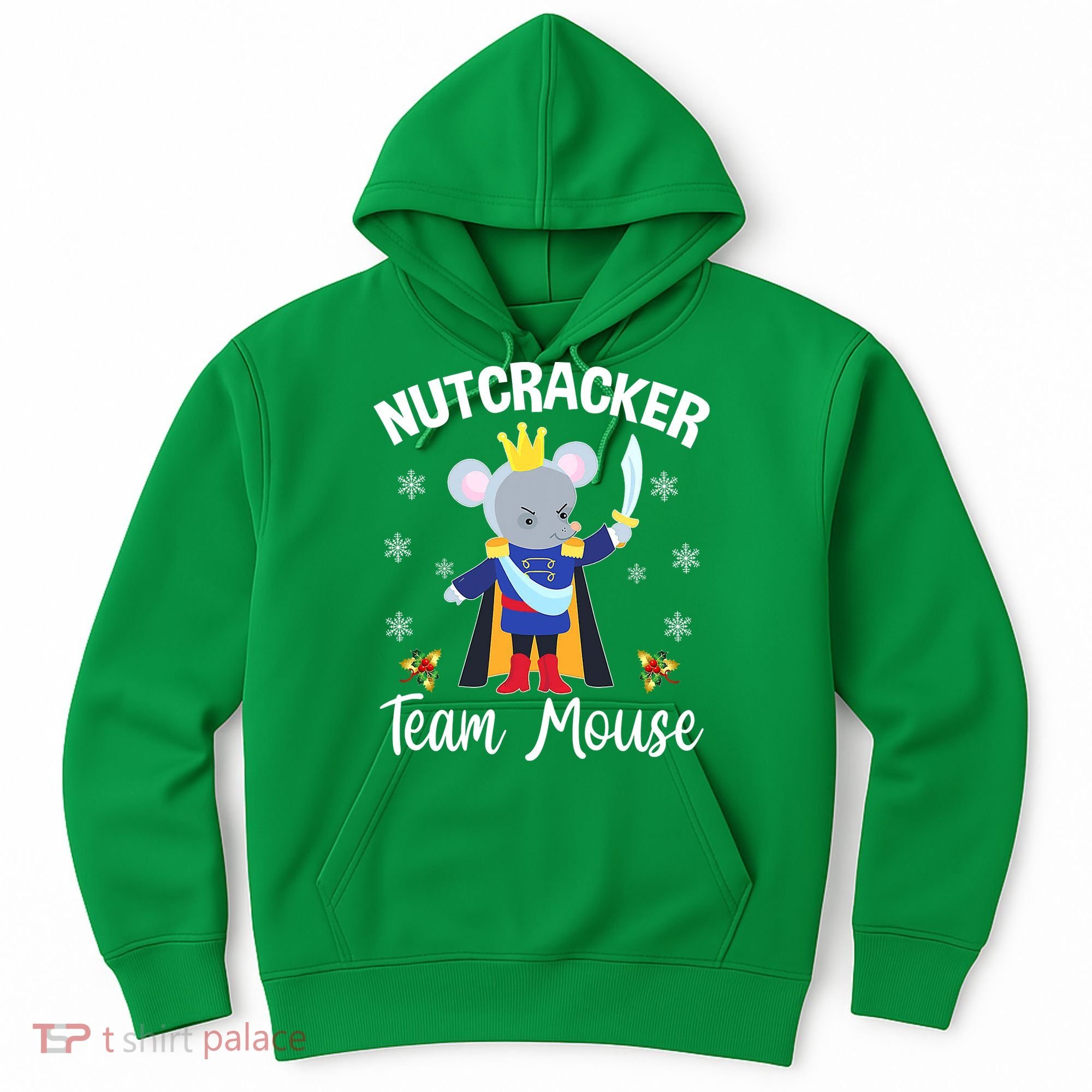 Nutcracker Team Mouse Holiday Christmas Boy Girls Hoodie