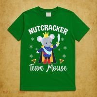Nutcracker Team Mouse Holiday Christmas Boy Girls T-Shirt thumb 5
