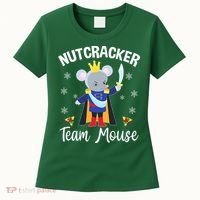 Nutcracker Team Mouse Holiday Christmas Boy Girls Women's T-Shirt thumb 0