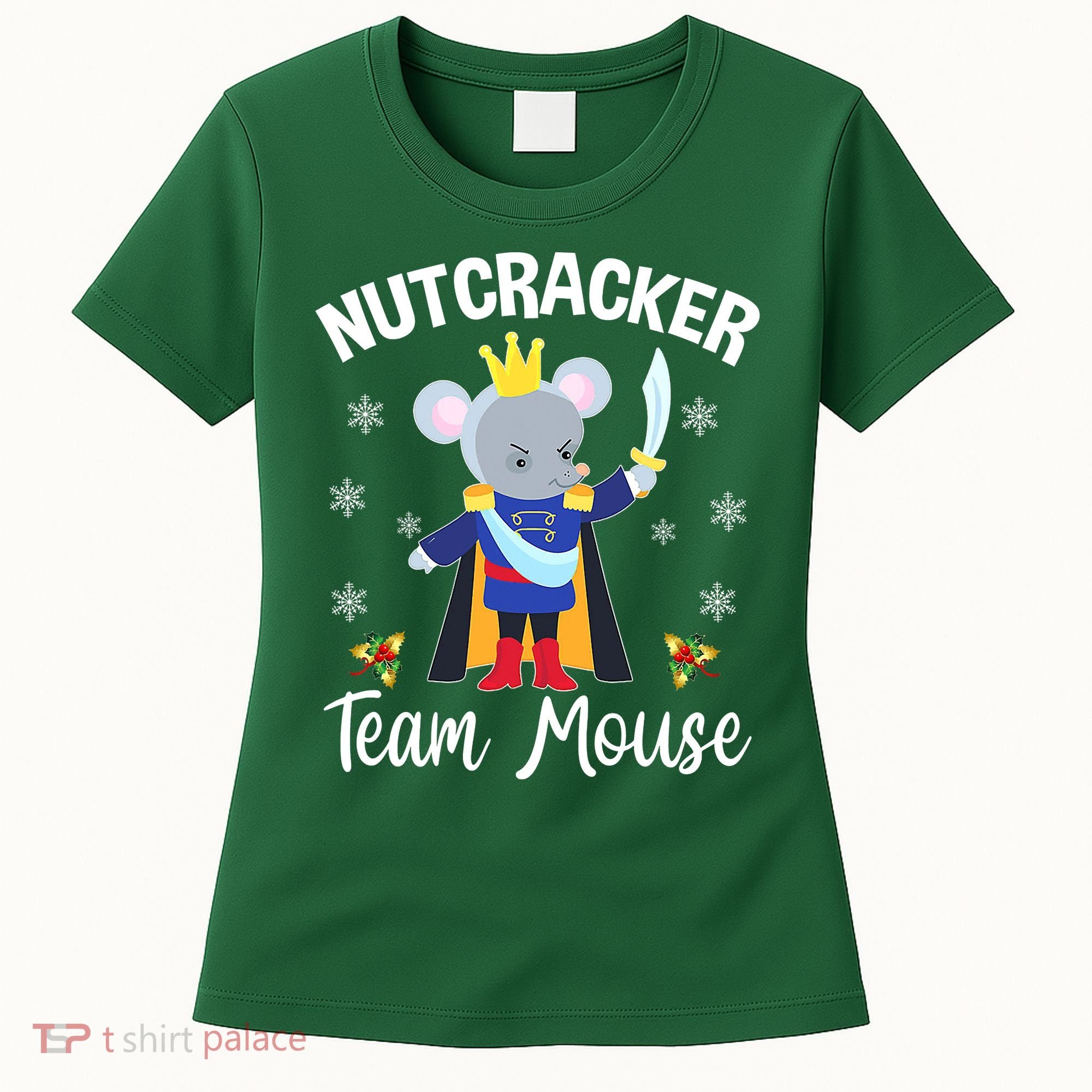 Nutcracker Team Mouse Holiday Christmas Boy Girls Women's T-Shirt