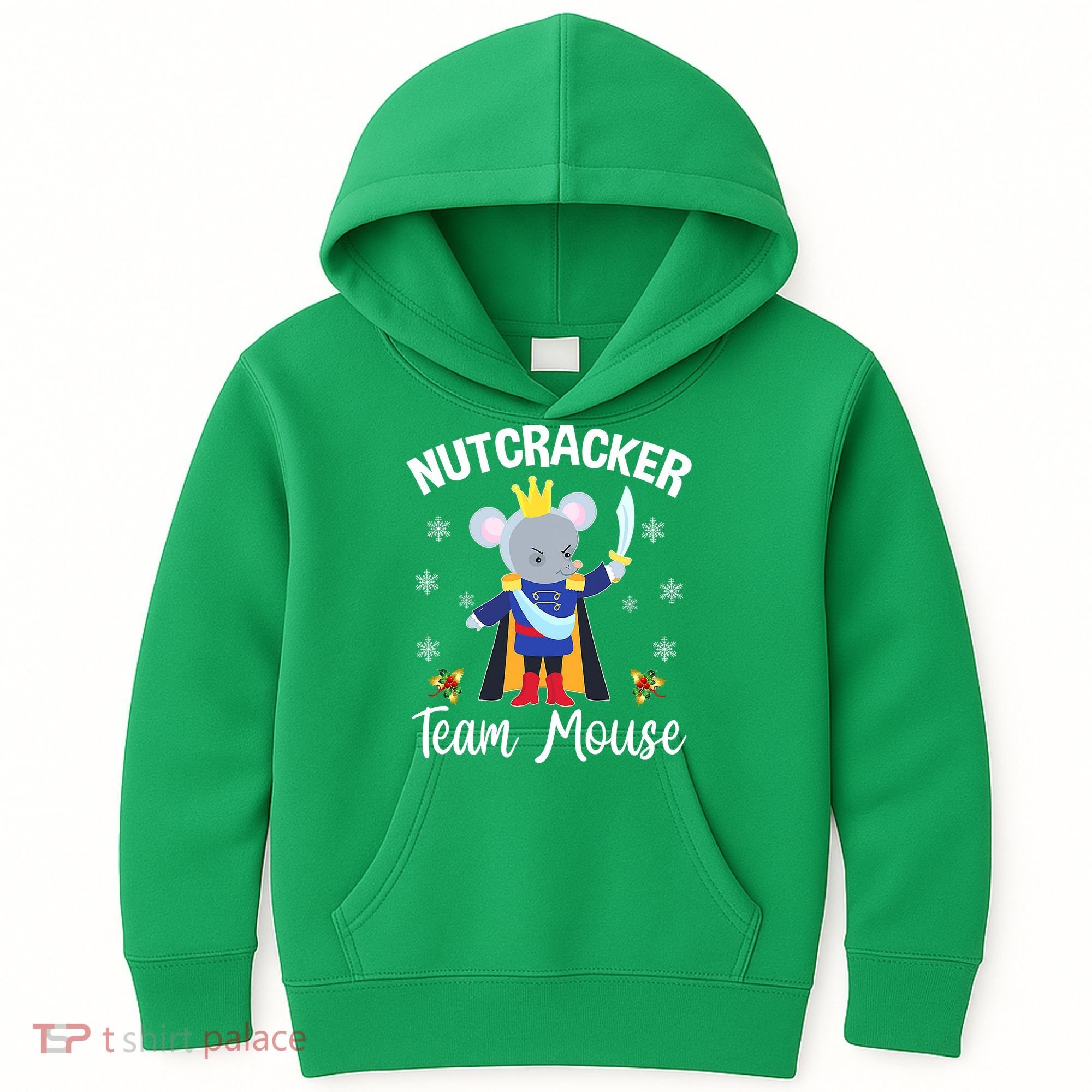 Nutcracker Team Mouse Holiday Christmas Boy Girls Kids Hoodie