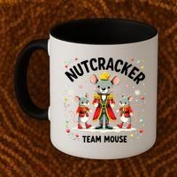 Nutcracker Team Mouse Christmas Ballet Gift Merry Christmas Coffee Mug thumb 2