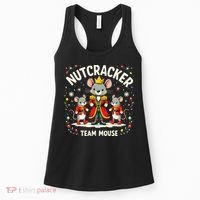 Nutcracker Team Mouse Christmas Ballet Gift Merry Christmas Women's Tank Top thumb 0