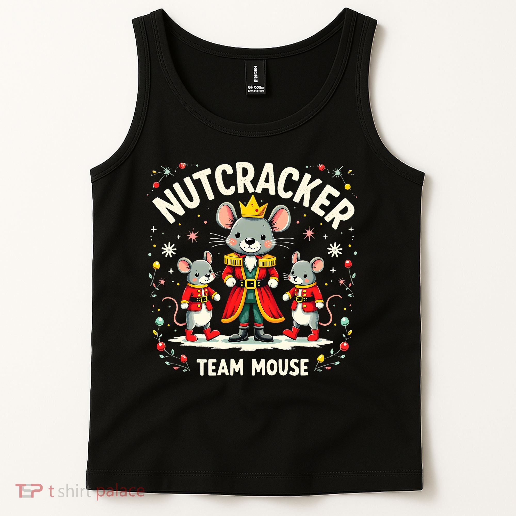 Nutcracker Team Mouse Christmas Ballet Gift Merry Christmas Tank Top