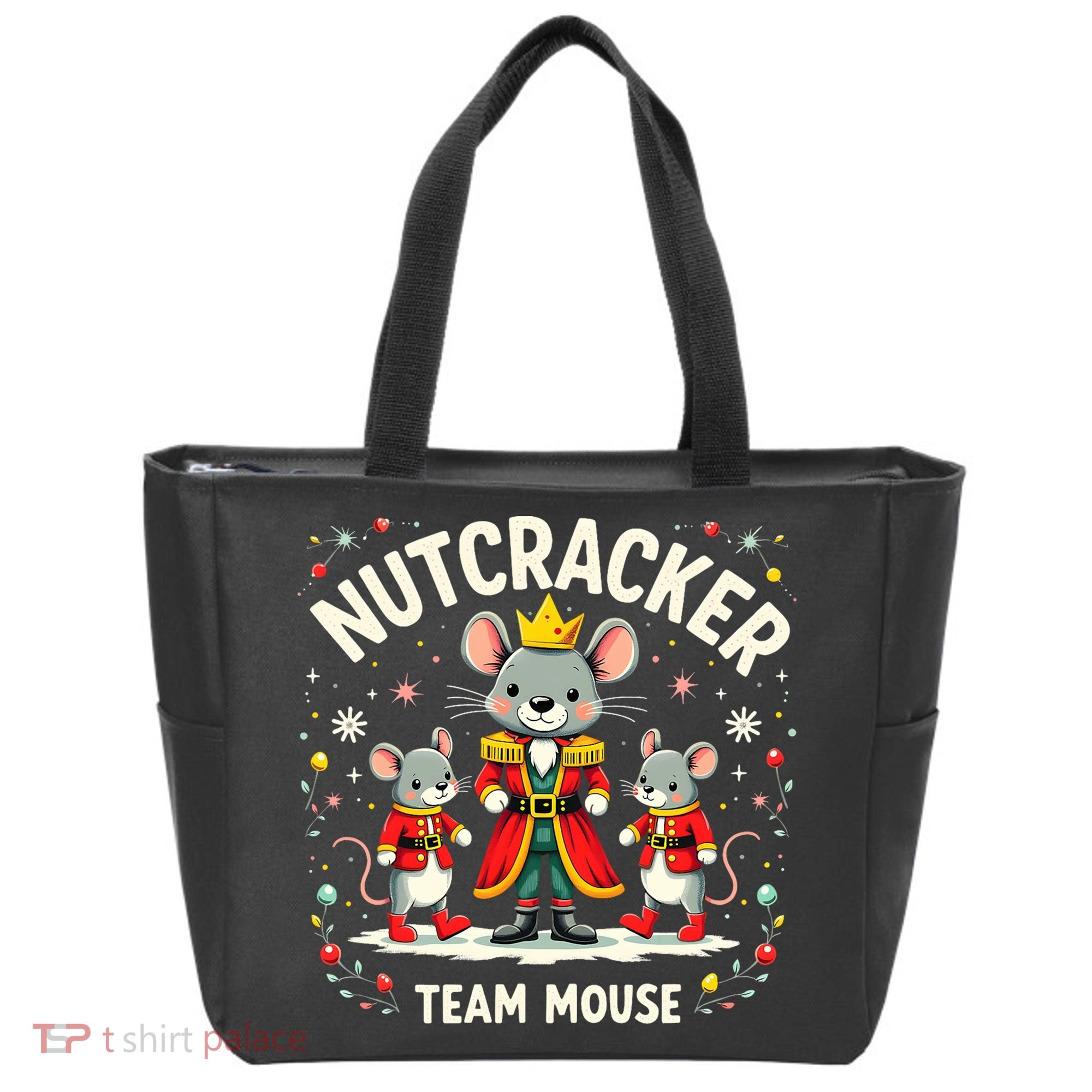 Nutcracker Team Mouse Christmas Ballet Gift Merry Christmas Tote Bag